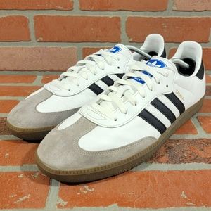 Adidas Samba OG Low White Leather Sneakers Men Size 14